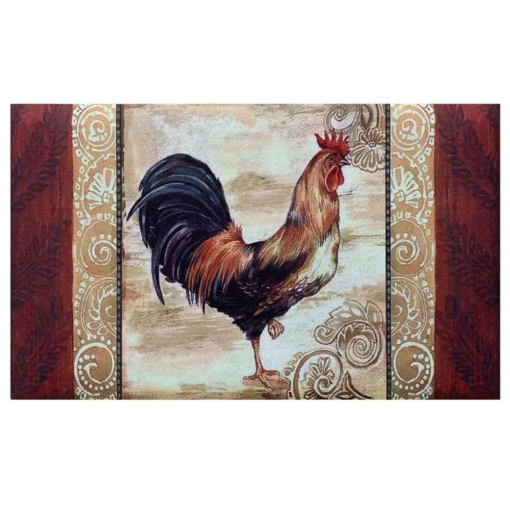 PowerSellerUSA Decorative Outdoor/Indoor Entrance Door Mat Rug, 2' x 3'